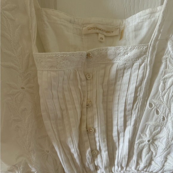 Loveshackfancy Mini White Dress - Picture 4 of 4